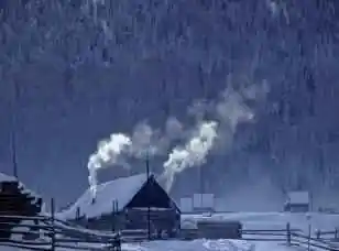 禾木喀纳斯冬季风光