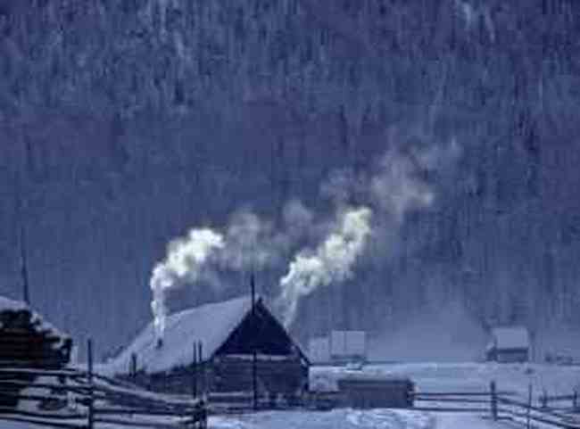 禾木喀纳斯冬季风光,图一