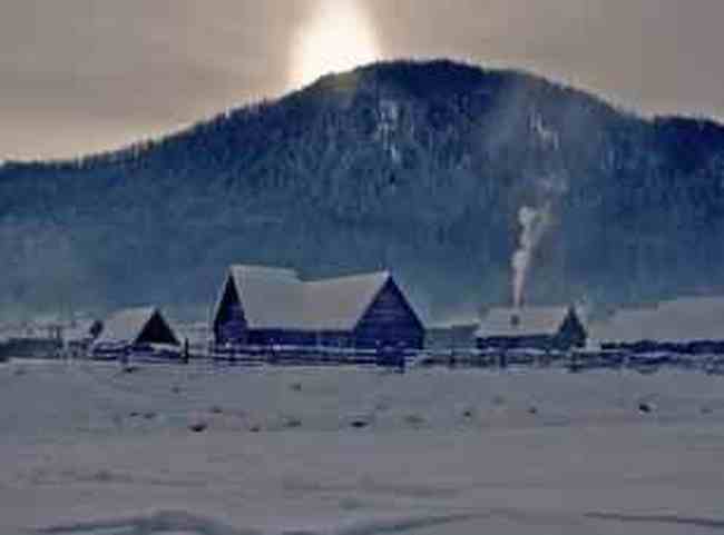 禾木喀纳斯冬季风光,图五