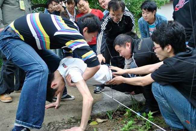 企业拓展之生死电网,图二