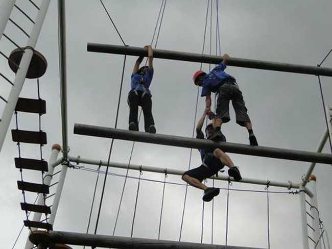 企業(yè)拓展之垂直天梯,圖一