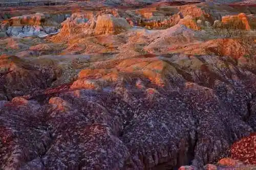 新疆五彩滩风景
