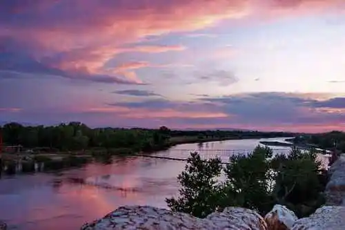 新疆五彩滩风景