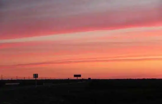 哈巴河：血色残阳 湿地夕照