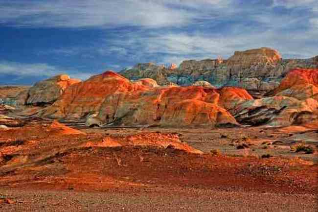 新疆五彩山雅丹地貌,图六