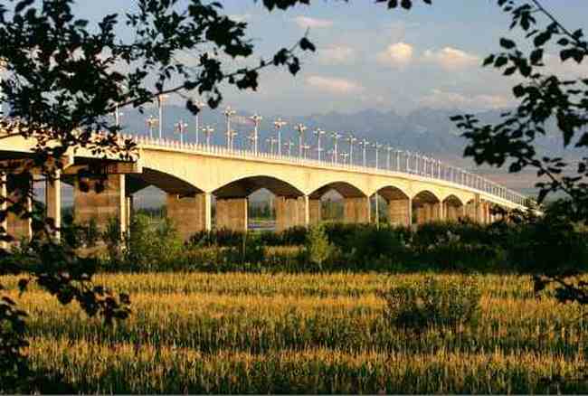 新疆伊犁河二桥雄姿,图十二