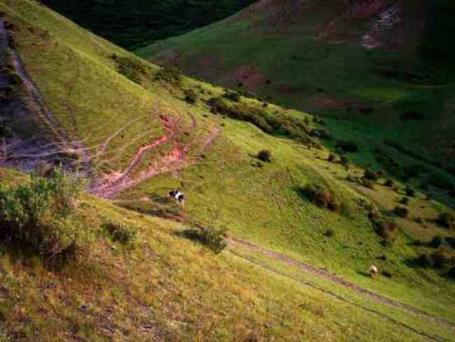 新疆乌鲁木齐甘沟乡风光,图一