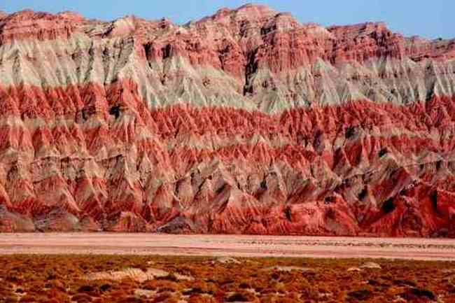 新疆五彩山雅丹地貌,图二