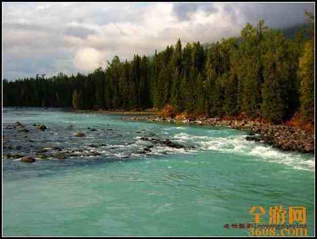 新疆喀纳斯湖,图一