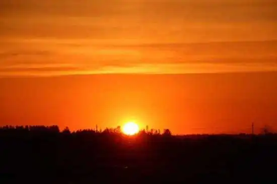 哈巴河：血色残阳 湿地夕照