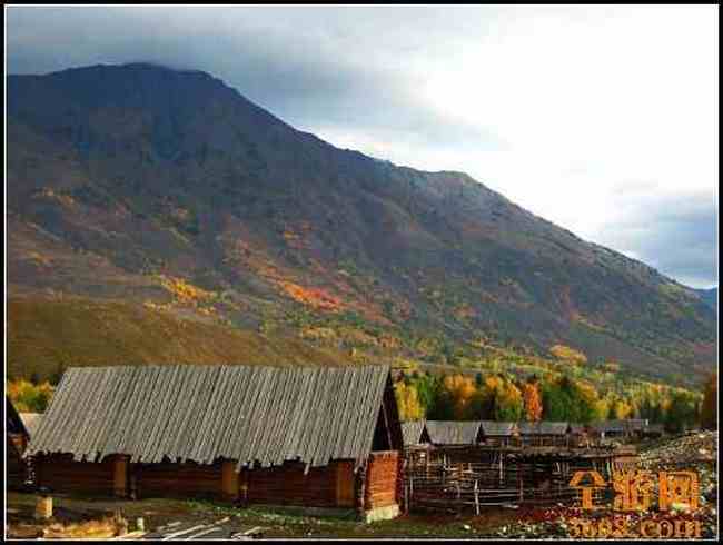 新疆禾木村风光,图八