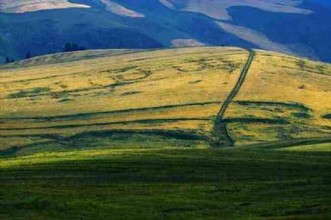 新疆奇台刀条岭风光,图六