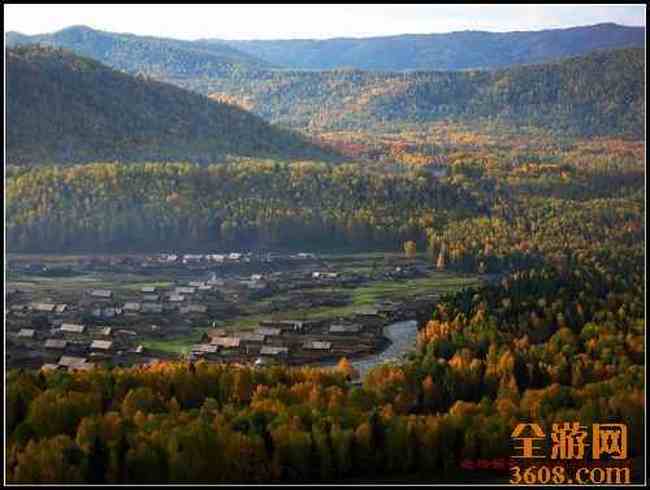 新疆禾木村风光,图一