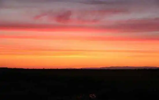 哈巴河：血色残阳 湿地夕照