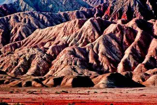 新疆五彩山雅丹地貌,图七