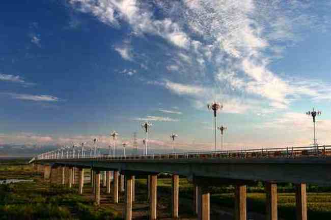 新疆伊犁河二桥雄姿,图八