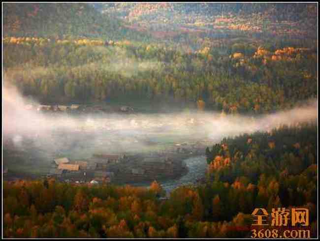 新疆禾木村风光,图五