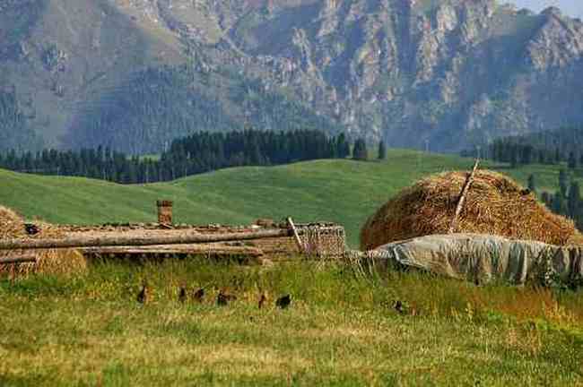 奇台半截沟风光,图一