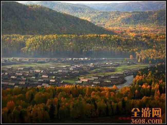 新疆禾木村风光,图三