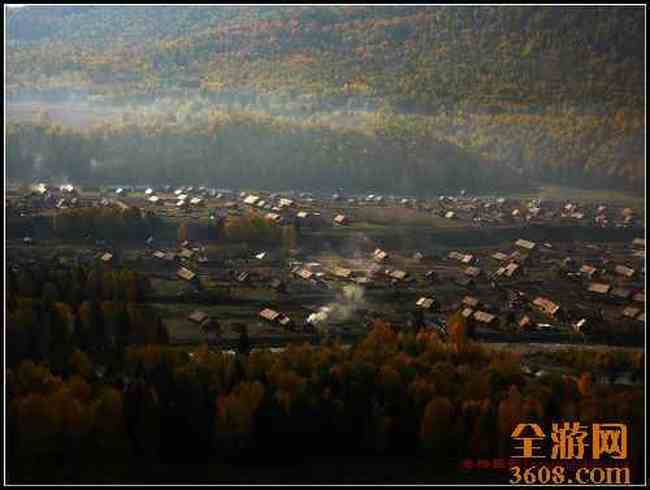 新疆禾木村风光,图二