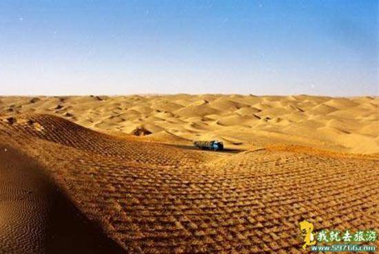 中国惟一和最长的沙漠公路,图二