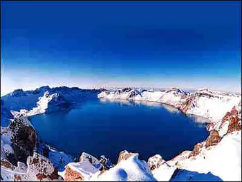 地势最高的天然冰场--天池,图二