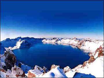 地势最高的天然冰场--天池,图二