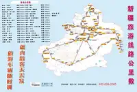 新疆旅游线路图