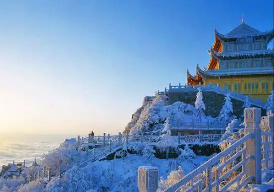 美丽峨眉山冬景迷人 峨眉山冬季旅游超强攻略
