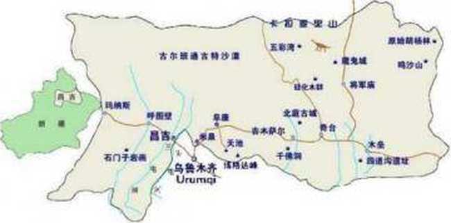 昌吉回族自治州旅游概况,图一